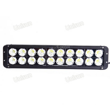 Unisun 9-70V 17inch 200W 2 rangées CREE LED barre lumineuse de voiture